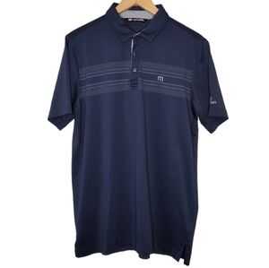 Travis Mathew Men's Pullover Collared Athletic Golf Polo Short Sleeve Shirt Sz M